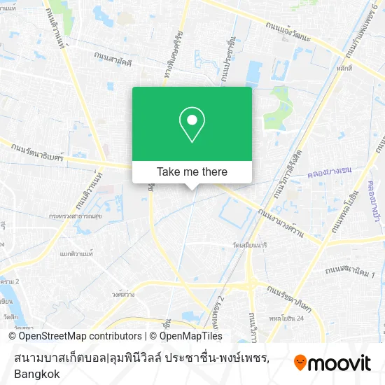 สนามบาสเก็ตบอล|ลุมพินีวิลล์ ประชาชื่น-พงษ์เพชร map