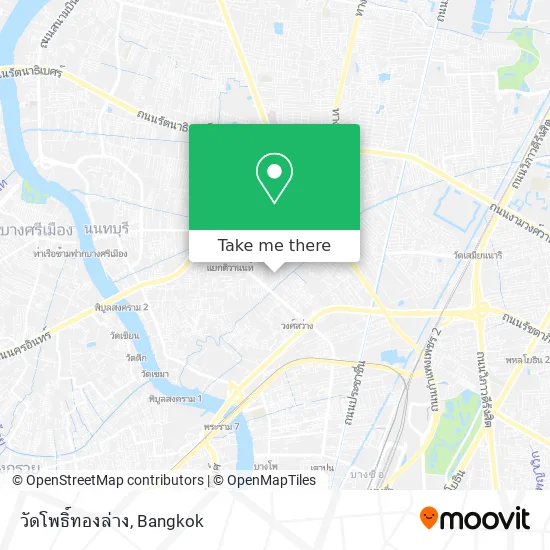 วัดโพธิ์ทองล่าง map