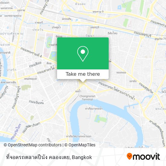 ที่จอดรถตลาดปีนัง คลองเตย map