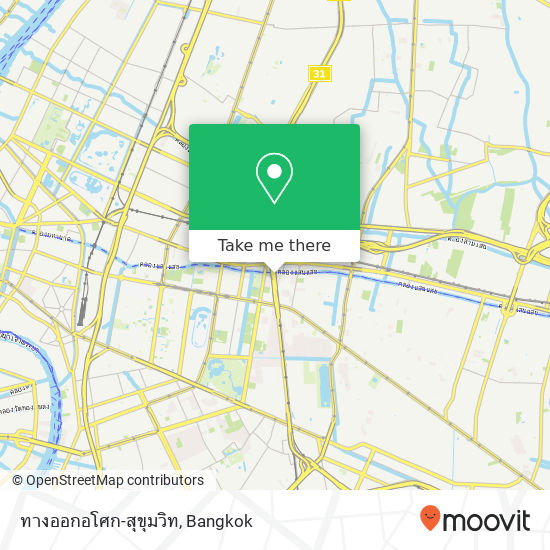 ทางออกอโศก-สุขุมวิท map