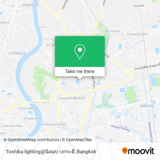 Toshiba lighting@นิคมบางกระดี map