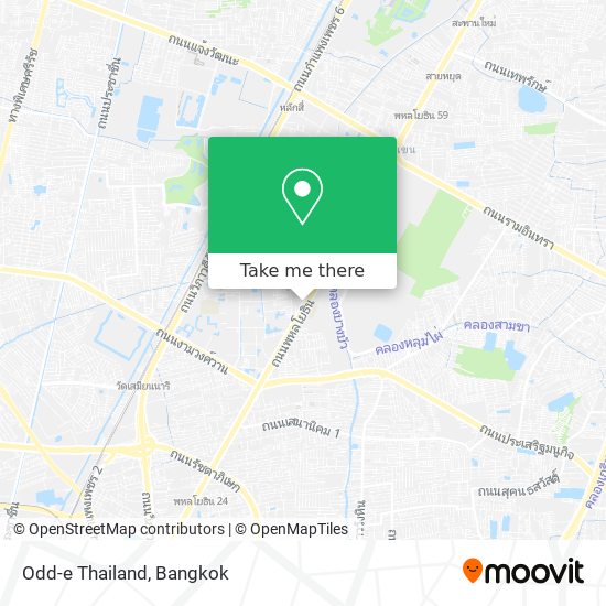 Odd-e Thailand map