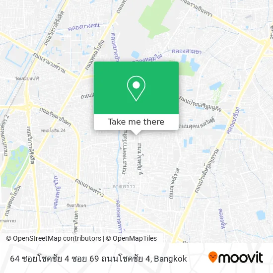 64 ซอยโชคชัย 4 ซอย 69 ถนนโชคชัย 4 map