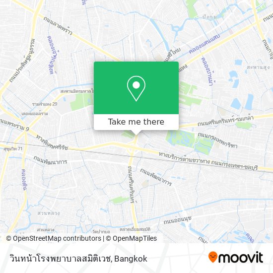 วินหน้าโรงพยาบาลสมิติเวช map