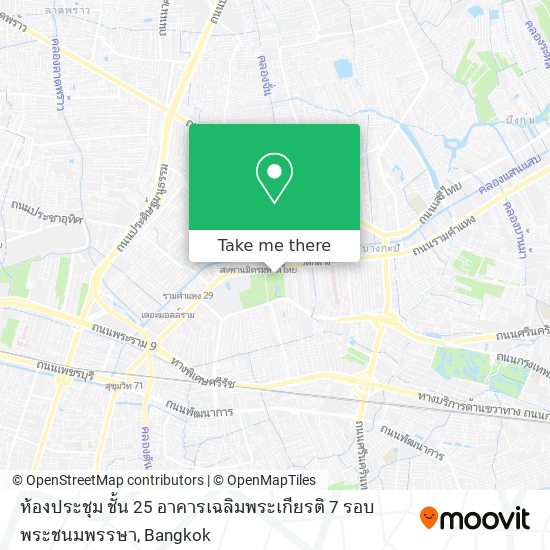 ห้องประชุม ชั้น 25 อาคารเฉลิมพระเกียรติ 7 รอบ พระชนมพรรษา map