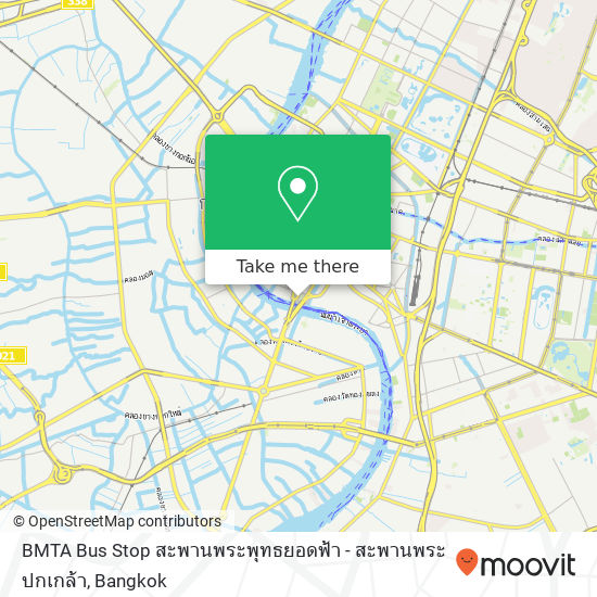 BMTA Bus Stop สะพานพระพุทธยอดฟ้า - สะพานพระปกเกล้า map