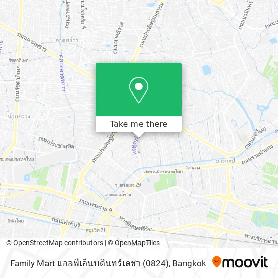Family Mart แอลพีเอ็นบดินทร์เดชา (0824) map