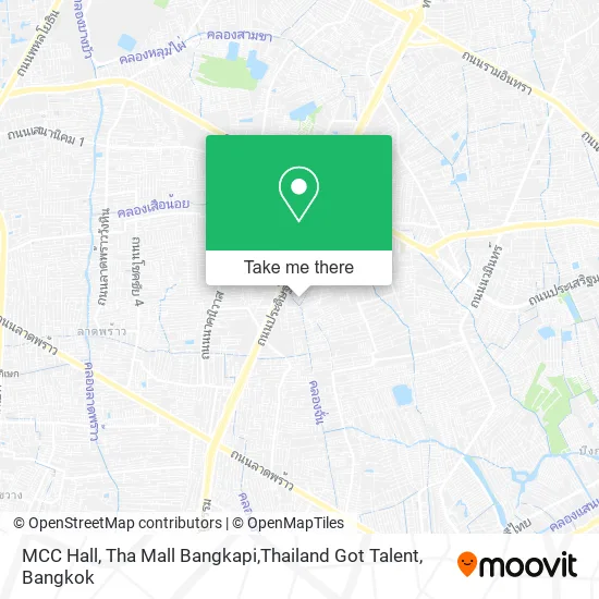 MCC Hall, Tha Mall Bangkapi,Thailand Got Talent map