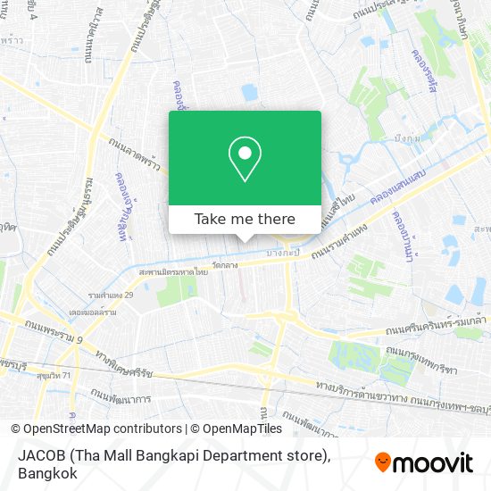 JACOB (Tha Mall Bangkapi Department store) map