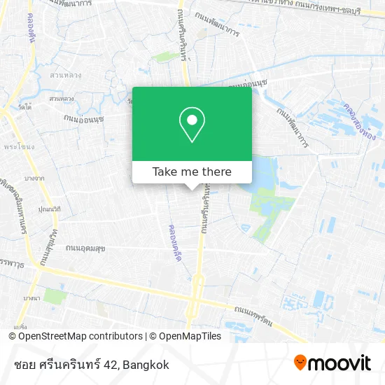 ซอย ศรีนครินทร์ 42 map