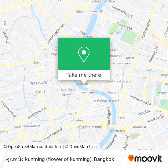 คุณหมิง kunming (flower of kunming) map