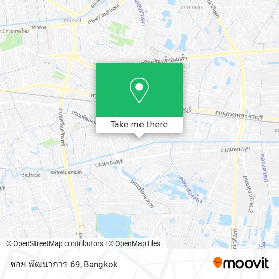 ซอย พัฒนาการ 69 map