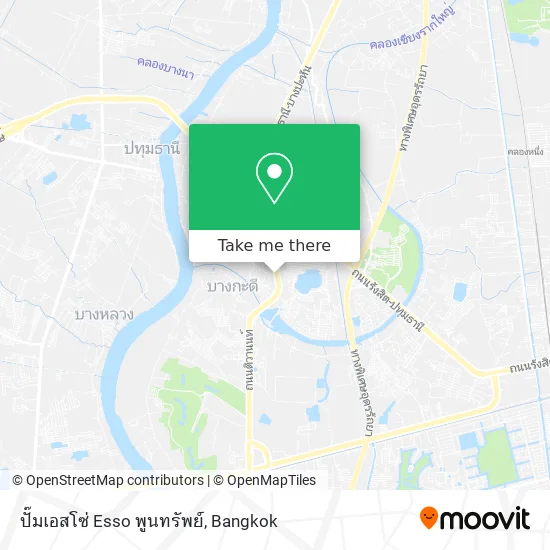 ปั๊มเอสโซ่ Esso พูนทรัพย์ map