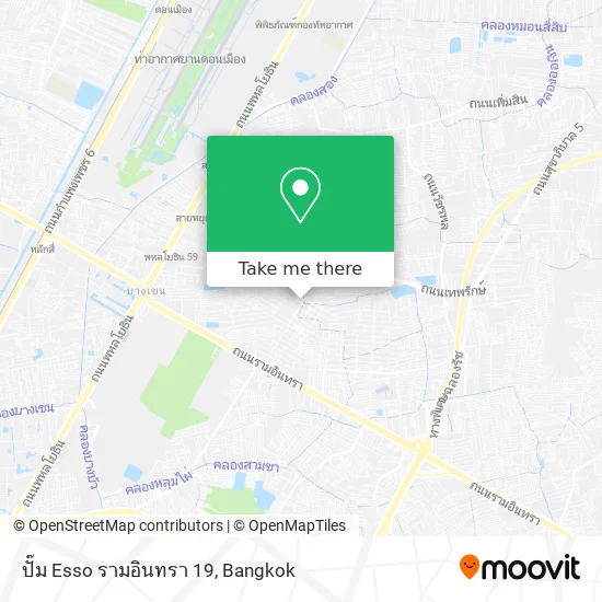 ปั๊ม Esso รามอินทรา 19 map