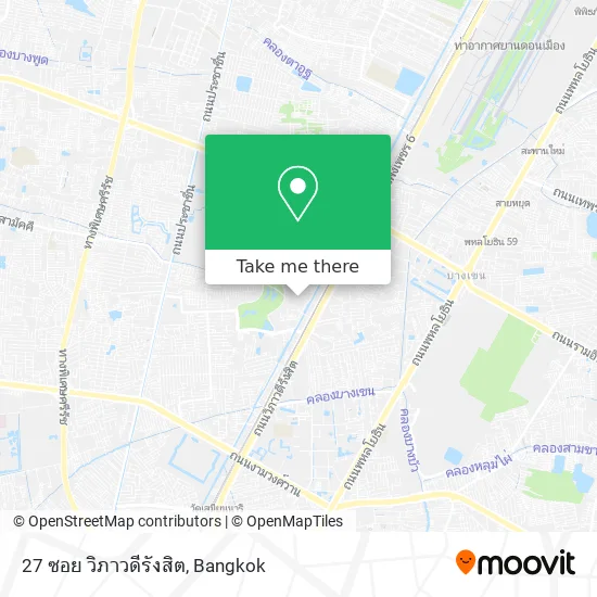 27 ซอย วิภาวดีรังสิต map
