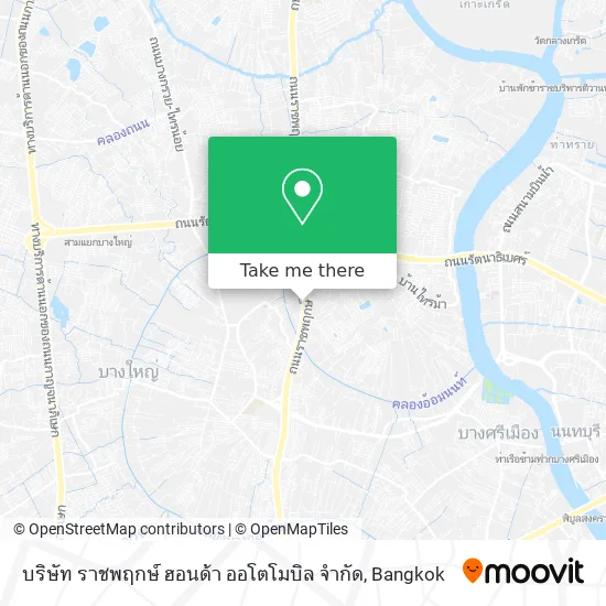 บริษัท ราชพฤกษ์ ฮอนด้า ออโตโมบิล จำกัด map