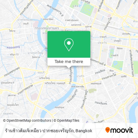 ร้านข้าวต้มเจ้เหมียว ปากซอยเจริญรัถ map