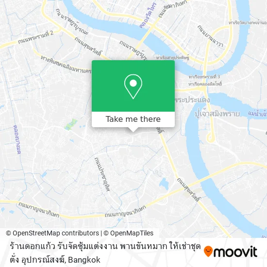 ร้านดอกแก้ว รับจัดซุ้มแต่งงาน พานขันหมาก ให้เช่าชุดตั่ง อุปกรณ์สงฆ์ map