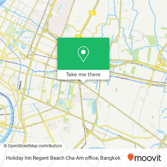 Holiday Inn Regent Beach Cha-Am office map