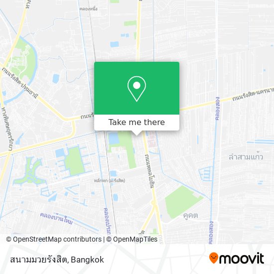 สนามมวยรังสิต map