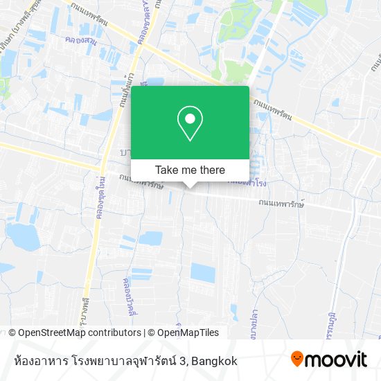 ห้องอาหาร โรงพยาบาลจุฬารัตน์ 3 map