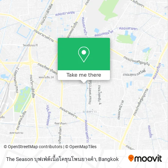 The Season บุฟเฟ่ต์เนื้อโคขุนโพนยางคำ map