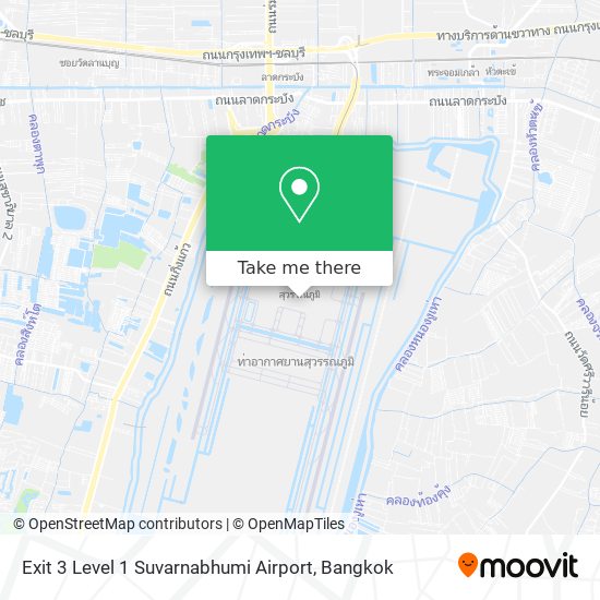 Exit 3 Level 1 Suvarnabhumi Airport map