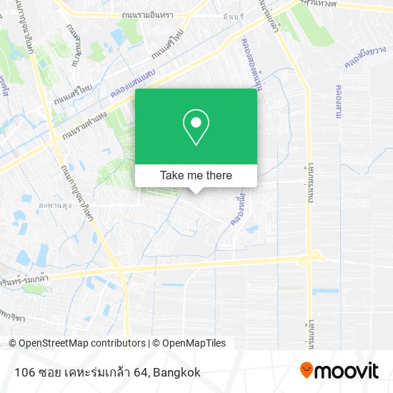 106 ซอย เคหะร่มเกล้า 64 map