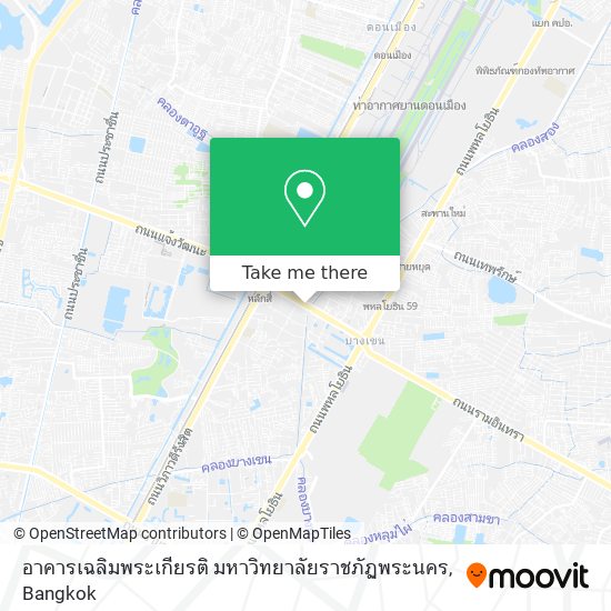 อาคารเฉลิมพระเกียรติ  มหาวิทยาลัยราชภัฏพระนคร map