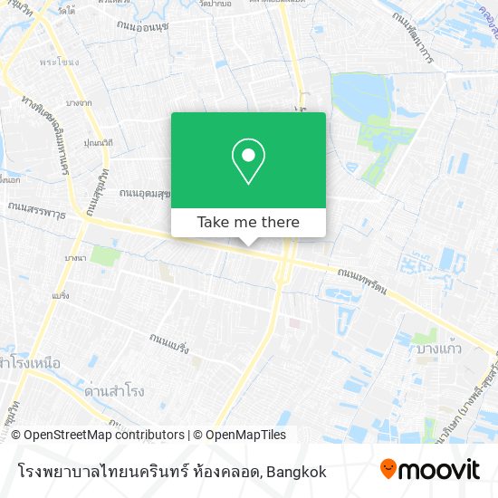 โรงพยาบาลไทยนครินทร์ ห้องคลอด map