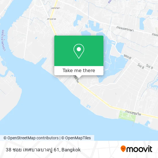 38 ซอย เทศบาลบางปู 61 map