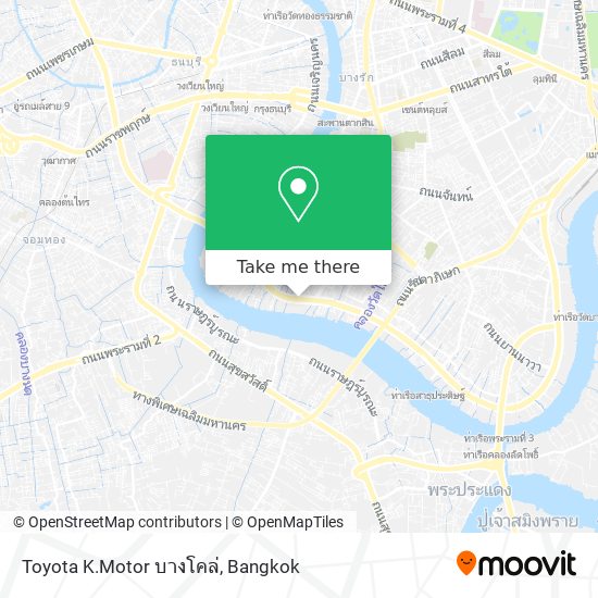 Toyota K.Motor บางโคล่ map