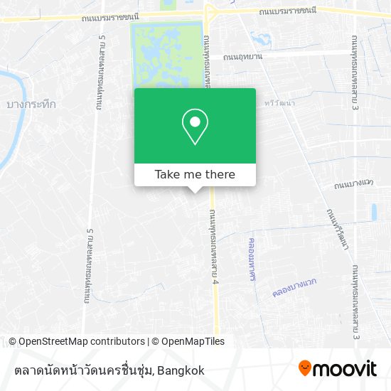 ตลาดนัดหน้าวัดนครชื่นชุ่ม map