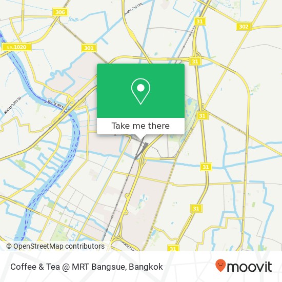 Coffee & Tea @ MRT Bangsue map
