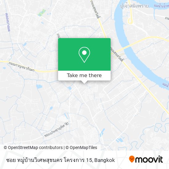 ซอย หมู่บ้านวิเศษสุขนคร โครงการ 15 map