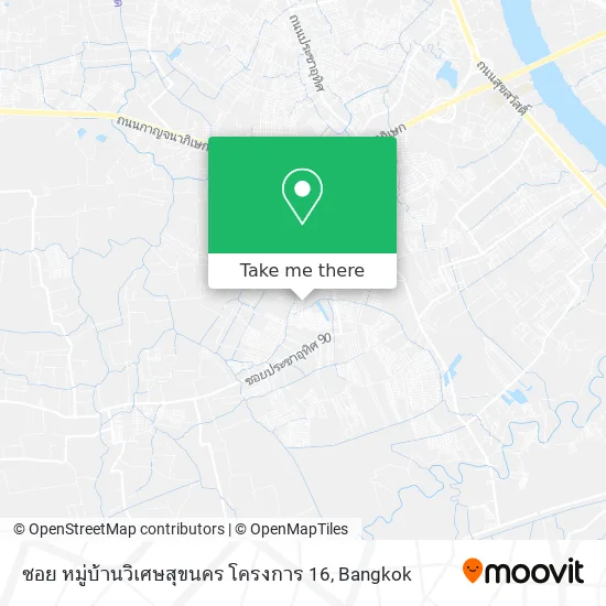 ซอย หมู่บ้านวิเศษสุขนคร โครงการ 16 map