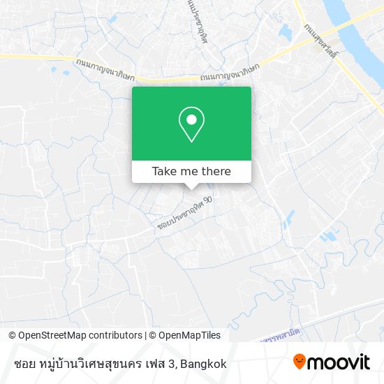 ซอย หมู่บ้านวิเศษสุขนคร เฟส 3 map