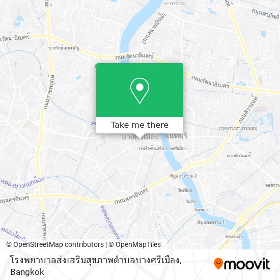 โรงพยาบาลส่งเสริมสุขภาพตำบลบางศรีเมือง map