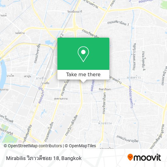 Mirabilis วิภาวดีซอย 18 map