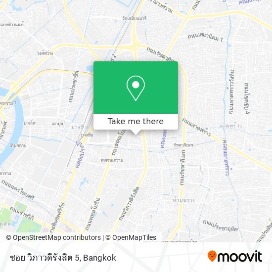 ซอย วิภาวดีรังสิต 5 map