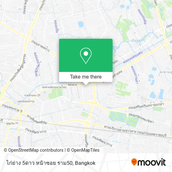 ไก่ย่าง 5ดาว หน้าซอย ราม50 map