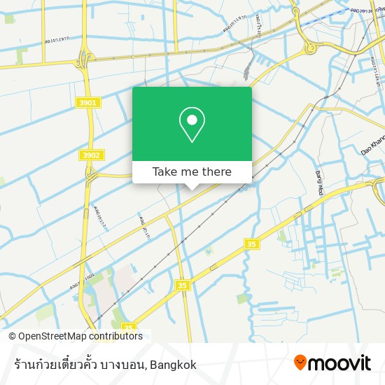 ร้านก๋วยเตี๋ยวคั้ว บางบอน map