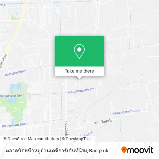 ตลาดนัดหน้าหมู่บ้านเคซีการ์เด้นท์โฮม map