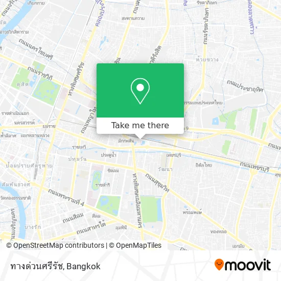 ทางด่วนศรีรัช map