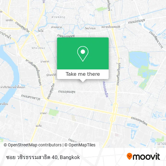 ซอย วชิรธรรมสาธิต 40 map