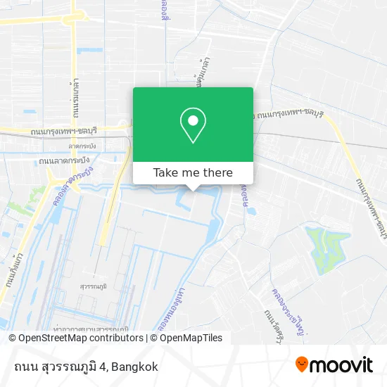 ถนน สุวรรณภูมิ 4 map