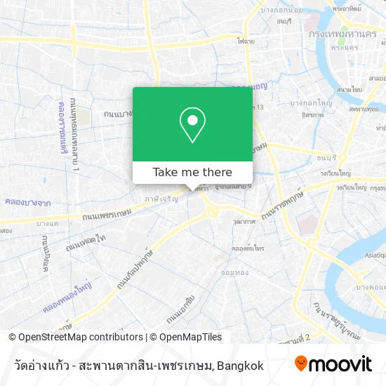 วัดอ่างแก้ว - สะพานตากสิน-เพชรเกษม map