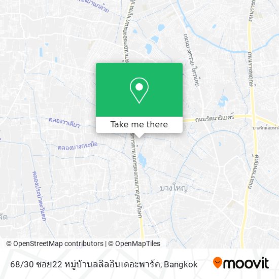 68 / 30 ซอย22 หมู่บ้านลลิลอินเดอะพาร์ค map