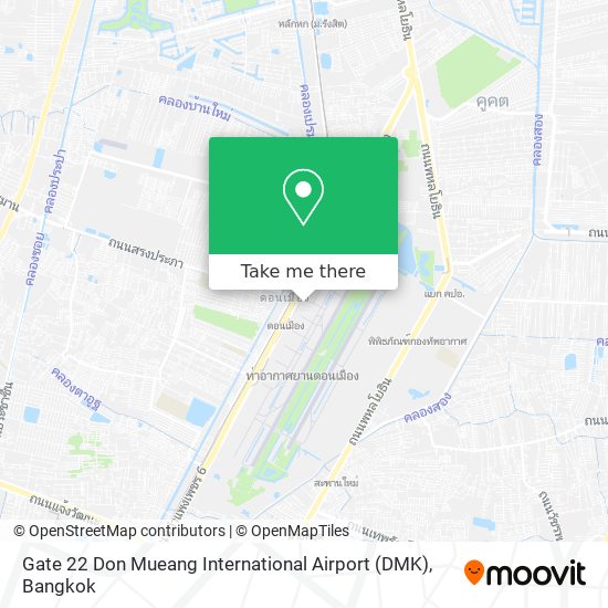 Gate 22 Don Mueang International Airport (DMK) map