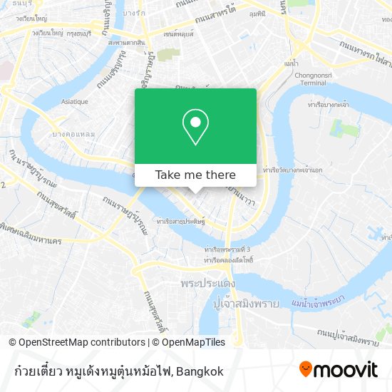 ก๋วยเตี๋ยว หมูเด้งหมูตุ๋นหม้อไฟ map